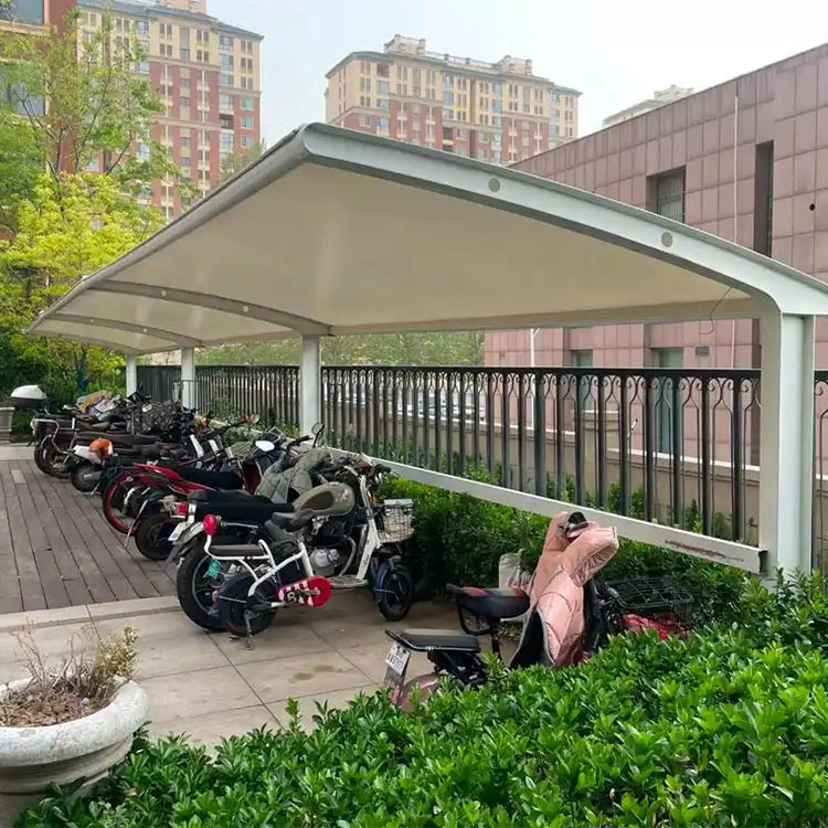 盐亭县膜结构电动车棚